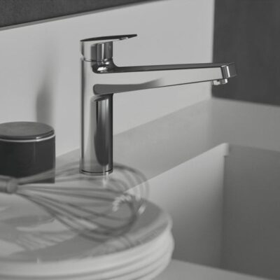 Ideal Standaard Ceraplan eengreeps keukenmengkraan hoog uitloop draaibaar chroom BD325AA 8