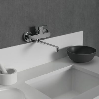 Ideal Standaard Ceraplan wandkeukenmengkraan draaibaar chroom BD340AA 8