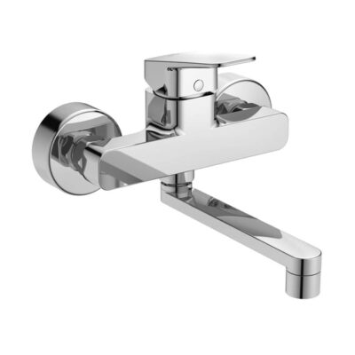 Ideal Standaard Ceraplan wandkeukenmengkraan draaibare uitloop chroom BD341AA 4