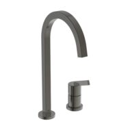 Ideale Standaard Gusto 2-gats keukenmengkraan vierkante uitloop grijs magnetisch BD423A5 Ideale Standaard Gusto 2-gats keukenmengkraan vierkante uitloop grijs magnetisch BD423A5