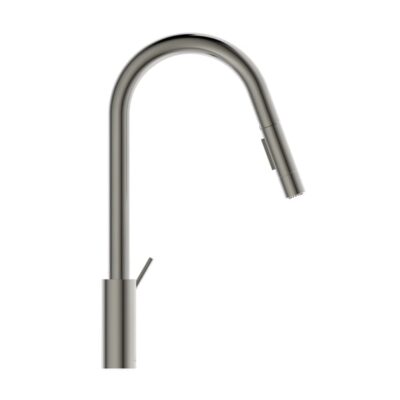 Ideal Standaard Gusto keukenmengkraan 2-functie-douche uittrekbaar zilver storm BD416GN 4