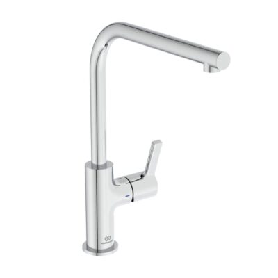 Ideale Standaard Gusto keukenmengkraan L-uitloop draaibaar chroom BD418AA 6 Ideale Standaard Gusto keukenmengkraan L-uitloop draaibaar chroom BD418AA 6