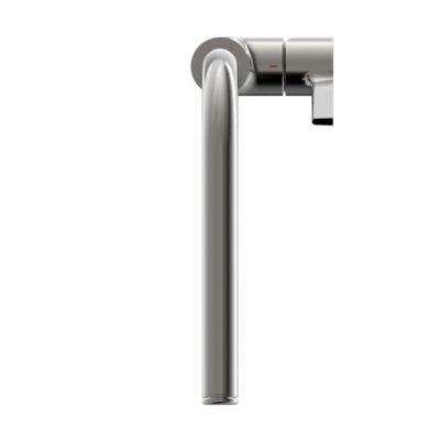 Ideal Standaard Gusto keukenmengkraan L-uitloop zeepuitloop haaks draaibaar zilver Storm A7817GN 5