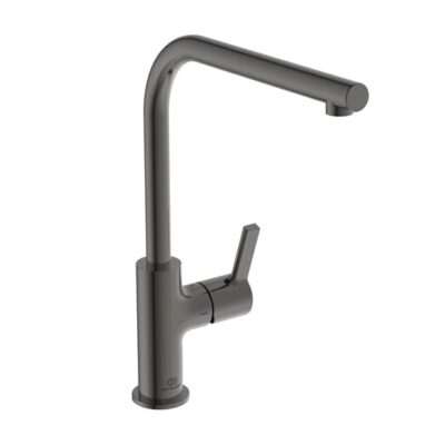 Ideale Standaard Gusto keukenmengkraan magnetisch grijs L-uitloop BD418A5 7 Ideale Standaard Gusto keukenmengkraan magnetisch grijs L-uitloop BD418A5 7