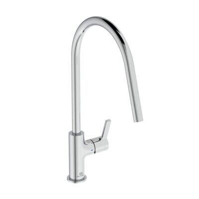 Ideale Standaard Gusto keukenmengkraan rond draaibaar chroom BD409AA 6 Ideale Standaard Gusto keukenmengkraan rond draaibaar chroom BD409AA 6