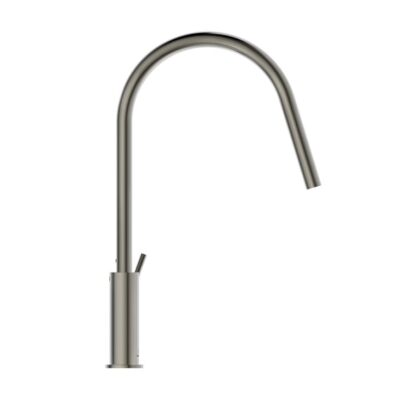 Ideal Standaard Gusto keukenmengkraan rond draaibaar zilver Storm BD408GN 4