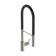 Ideale Standaard Gusto keukenmengkraan semi-pro 2-functiesproeier zilver storm BD421GN Ideale Standaard Gusto keukenmengkraan semi-pro 2-functiesproeier zilver storm BD421GN