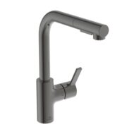 Ideale Standaard Gusto keukenmengkraan uitloop 2L-uitloop 2F-douche draaibaar uittrekbaar grijs magnetisch BD420A5 9 Ideale Standaard Gusto keukenmengkraan uitloop 2L-uitloop 2F-douche draaibaar uittrekbaar grijs magnetisch BD420A5 9