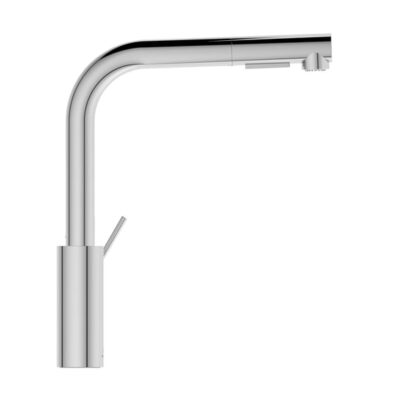 Ideal Standaard Gusto keukenmengkraan uitloop 2L-uitloop 2F-douche draaibaar uittrekbaar chroom BD420AA 4