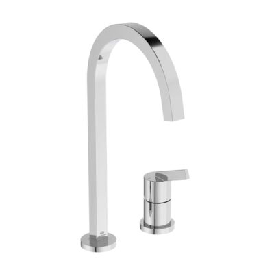 Ideal Standaard Gusto keukenmengkraan vierkante uitloop chroom BD423AA 6