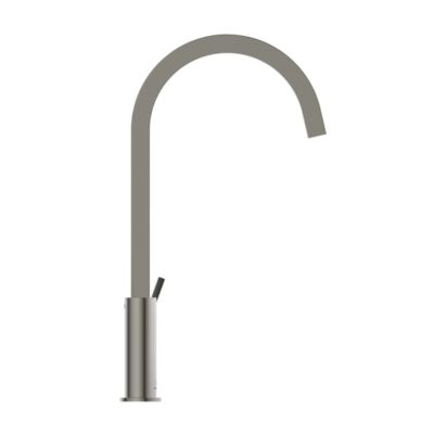 Ideal Standaard Gusto keukenmengkraan vierkante uitloop draaibaar zilver Storm BD411GN 4