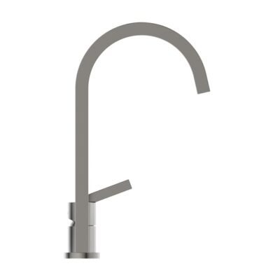 Ideal Standaard Gusto keukenmengkraan vierkante uitloop draaibaar zilver Storm BD423GN 4