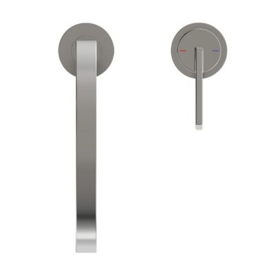 Ideal Standaard Gusto keukenmengkraan vierkante uitloop draaibaar zilver Storm BD423GN 5