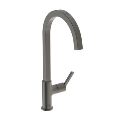 Ideale Standaard Gusto magnetische grijze keukenmengkraan vierkante uitloop draaibaar BD411A5 7 Ideale Standaard Gusto magnetische grijze keukenmengkraan vierkante uitloop draaibaar BD411A5 7