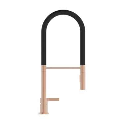 Ideal Standaard Gusto Semi-Pro keukenmengkraan 2-gats 2-functiesproeier Sunset Rose BD425J4 4