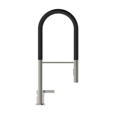 Ideal Standaard Gusto Semi-Pro keukenmengkraan 2-gats 2-functiesproeier zilver Storm BD425GN 4