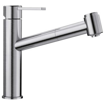 Blanco Ambis-S RVS geborsteld keukenmengkraan met diagonaal draaibare uittrekbare uitloop 2 standen 523119 4