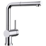 Blanco Linus-S-F venstermengkraan draaibaar uitloop met staafgreep en keramische schijven chroom 514023 Blanco Linus-S-F venstermengkraan draaibaar uitloop met staafgreep en keramische schijven chroom 514023