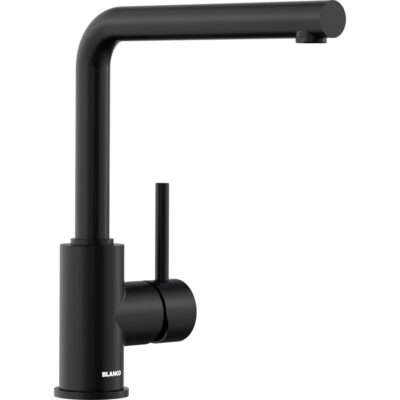 Blanco Mila keukenmengkraan mat-zwart met draaibare haakse uitloop en keramische schijven 526657 5