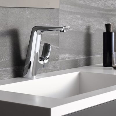 Kludi AMEO wastafelkraan met afsluitbare afvoerplug push open chroom 410250575 5