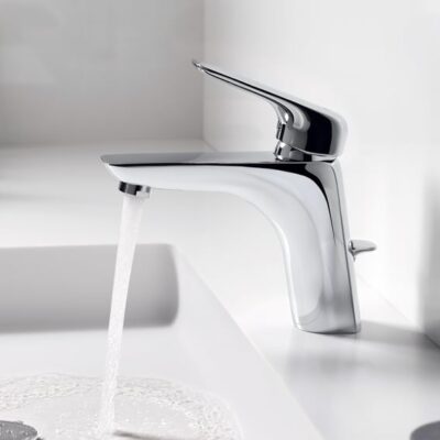 Kludi AMEO wastafelkraan XL met trekstang-afvoergarnituur chroom 410230575 4