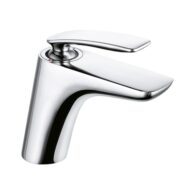 Kludi Balance eengreeps wastafelmengkraan chroom met dichte greep en 3/8 aansluiting 520260575