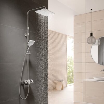 Kludi COCKPIT thermostatische opbouw regendoucheset 300 x 220 mm chroom 8005005-00 4