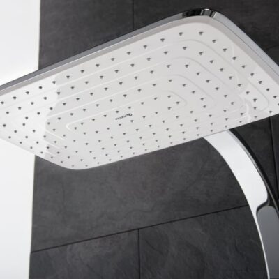 Kludi COCKPIT thermostatische opbouw regendoucheset 400 x 260 mm chroom wit 8020091-00 10