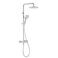 Kludi Freshline thermostatische opbouw douchesysteem met draaigreep en chroomafwerking 6709205-00