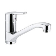 Kludi Logo Neo keukenmengkraan hendel uitloop draaibaar chroom 379130575