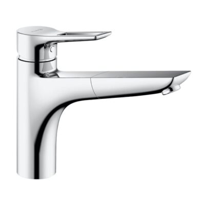 Kludi MIX eenhendel keukenmengkraan uittrekbaar draaibaar chroom 329430562 4