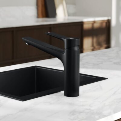 Kludi mix eenhendel spoeltafel mengkraan draaibaar mat-zwart 329043975 5