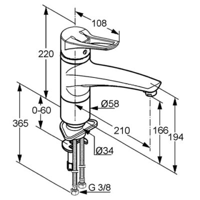 Kludi MX eenhendel keukenmengkraan draaibaar chroom 399040562 4