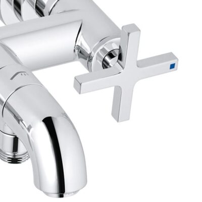 Kludi NOVA FONTE tweegreeps opbouw badmengkraan 2 verbruikers chroom 205400520 6