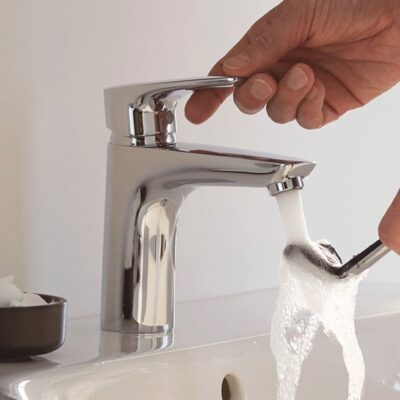 Kludi PURE&SOLID wastafelkraan 100 chroom 342920575 5