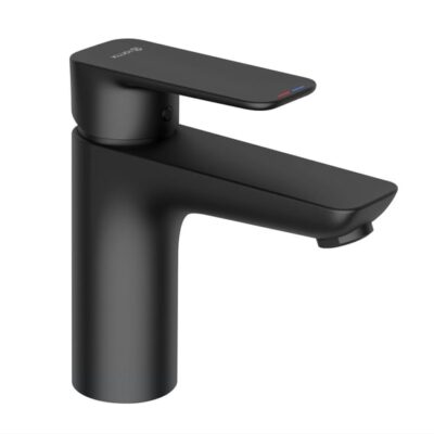 Kludi PURE&STYLE wastafelkraan 100 mat-zwart 402923975 4