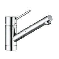Kludi Scope keukenmengkraan uittrekbaar chroom 339310575 Kludi Scope keukenmengkraan uittrekbaar chroom 339310575