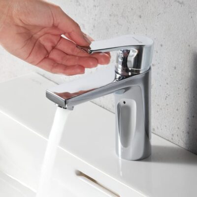 Kludi ZENTA SL wastafelkraan 100 met afsluitbare afvoerplug push open chroom 482980565 4