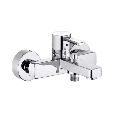 Kludi Zenta wandopbouw badmengkraan chroom met dichte greep en 1/2 aansluiting 386700575 4