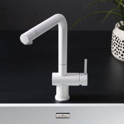 Reginox Yadkin eenhendel keukenmengkraan draaibaar wit R34767 5