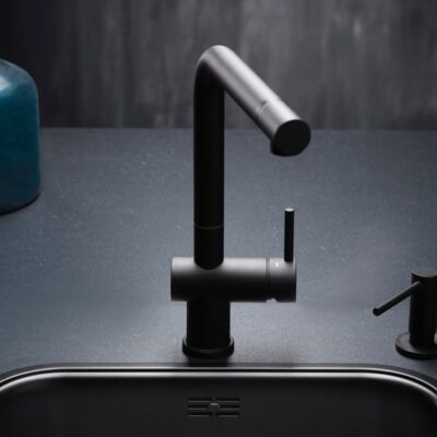 Reginox Yadkin eenhendel keukenmengkraan draaibaar zwart R31681 5