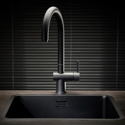 Reginox Yampa eenhendel keukenmengkraan draaibaar zwart R31704 4