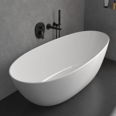 Villeroy & Boch Antao eengreeps inbouw mengkraan voor bad & douche 2 verbruikers mat-zwart TVT111001000K5 4