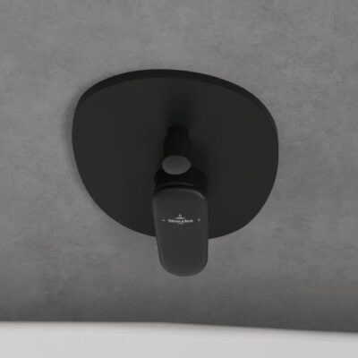 Villeroy & Boch Antao eengreeps inbouw mengkraan voor bad & douche 2 verbruikers mat-zwart TVT111001000K5 7