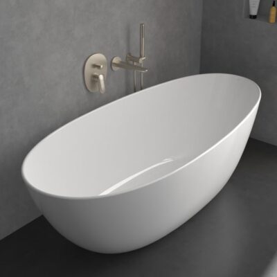 Villeroy & Boch Antao eengreeps inbouw mengkraan voor bad & douche 2 verbruikers nikkel geborsteld TVT11100100064 4