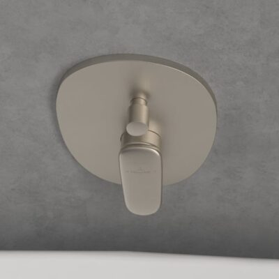 Villeroy & Boch Antao eengreeps inbouw mengkraan voor bad & douche 2 verbruikers nikkel geborsteld TVT11100100064 7