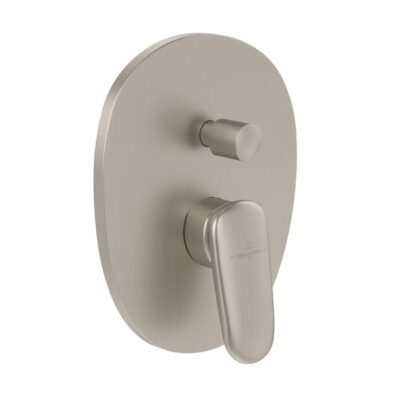 Villeroy & Boch Antao eengreeps inbouw mengkraan voor bad & douche 2 verbruikers nikkel geborsteld TVT11100100064 8