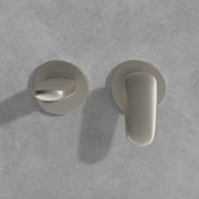 Villeroy & Boch Antao eengreeps inbouw wastafelmengkraan met AquaSmart nikkel geborsteld TVW11100200064 6