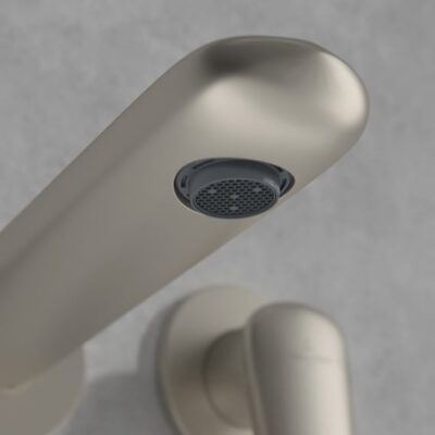 Villeroy & Boch Antao eengreeps inbouw wastafelmengkraan met AquaSmart nikkel geborsteld TVW11100200064 9