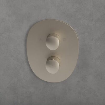 Villeroy & Boch Antao thermostaat voor bad & douche 2 verbruikers nikkel geborsteld TVS11100200064 6
